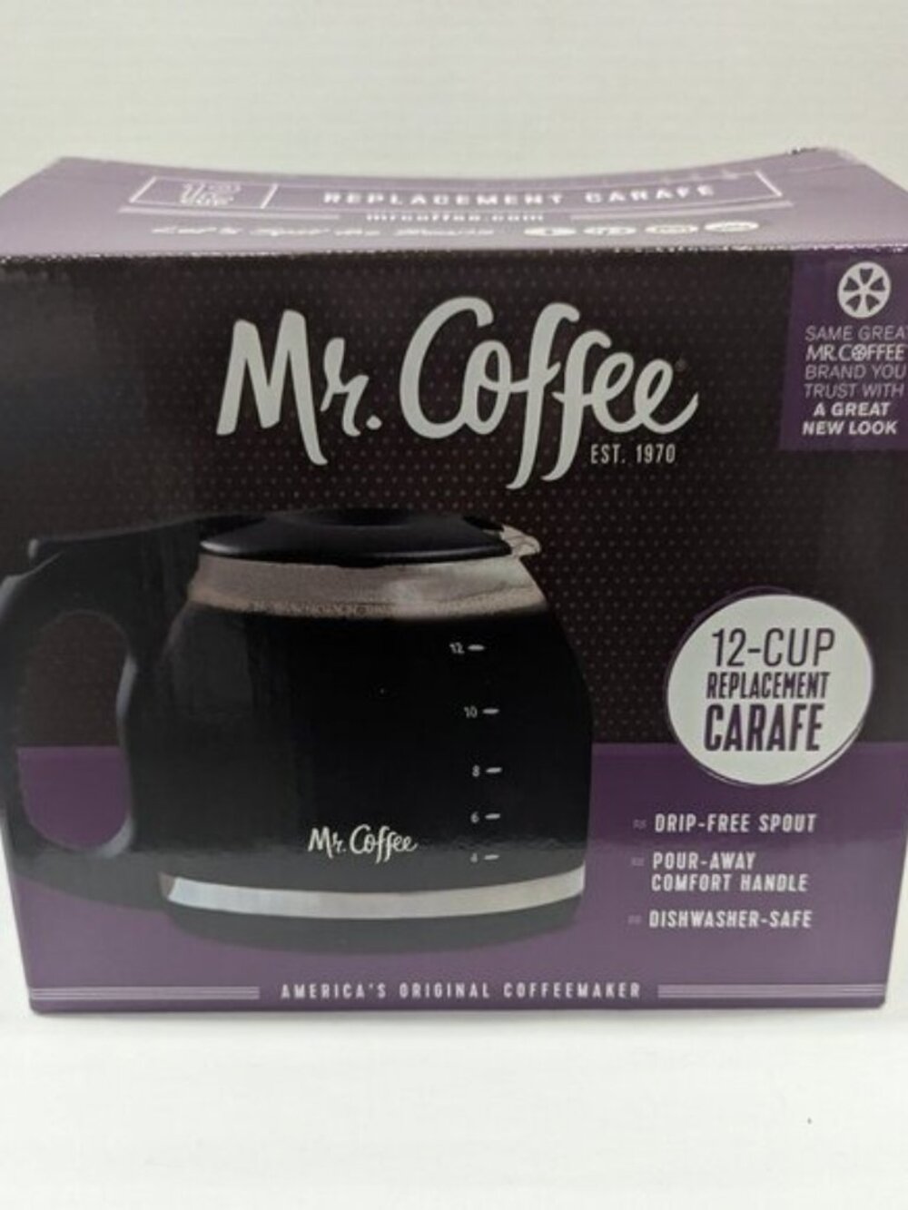 Felji 12-Cup Replacement Coffee Carafe – Mr. Coffee Compatible Pot